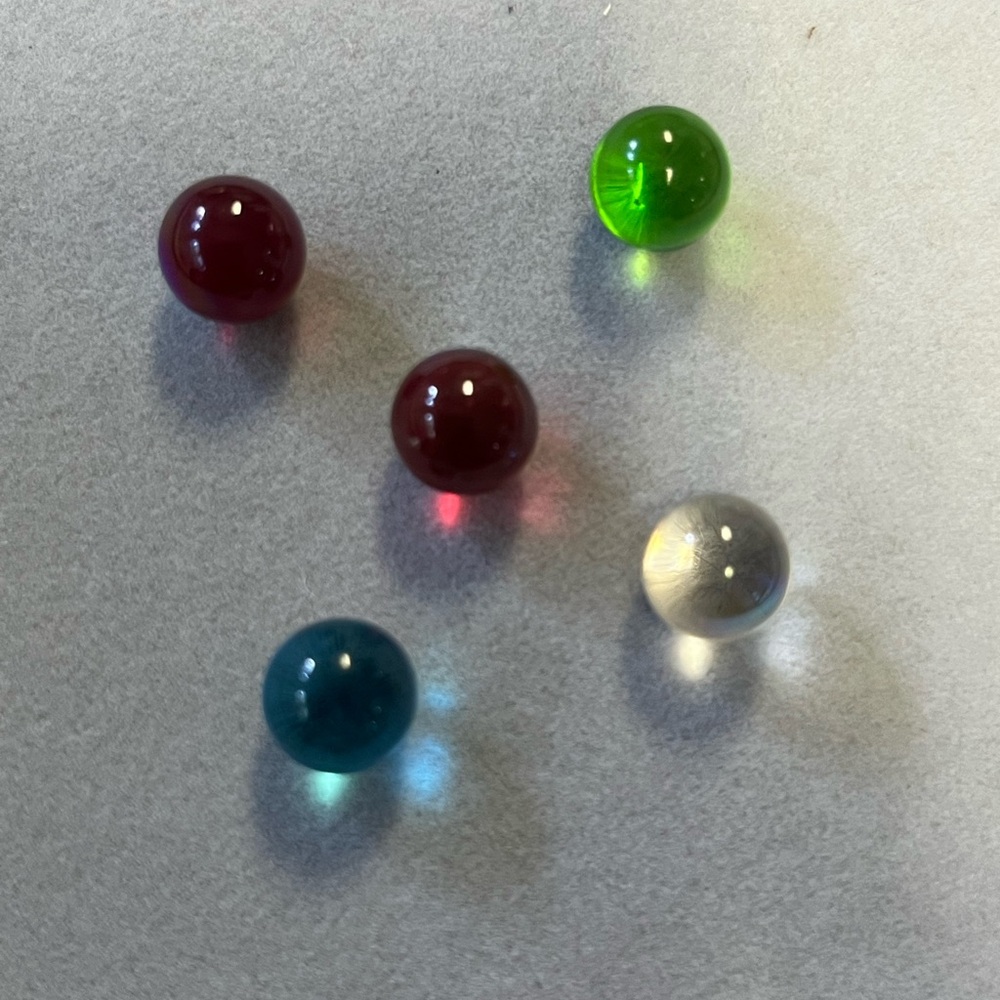 10 MM ROUND GLASS STONES FOR INTERCHANGEABLE RINGS PENDANTS - Picture 3 of 3